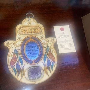 Karma and luck made in the holy land salud decoration